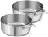 Stainless Steel Dog Bowl, Hanging Food Water Bowl for Dogs, Cats, Rabbits, Birds, Small Animals (X-Large, 2pcs)