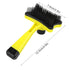 GLOGLOW Pet Grooming Brush - Self Cleaning Slicker Brush for Short and Long Hair, Gently Removes Loose Undercoat