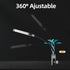 UPETTOOLS LED Clip on Fish Tank Light with Adapter, Small Full Spectrum USB Light 360° Rotation 3W