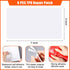 Gejoy 9 6 1 1 1 5 3g Set Inflatable Boat Repair Kit Include PVC Patch, TPU Repair Patch, Maintenance Barrel, Valve