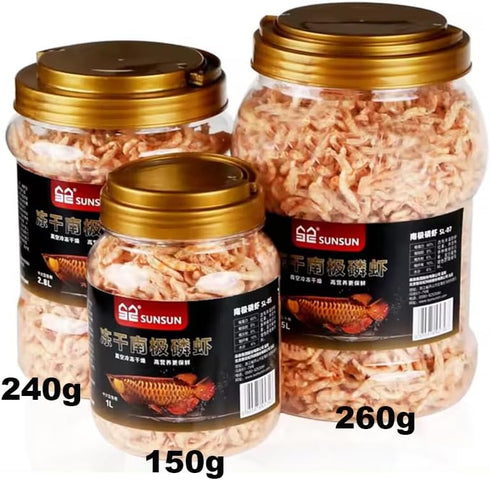 Meki Acua (260g) Freeze-dried shrimp for Pets Fish Special Antarctic krill