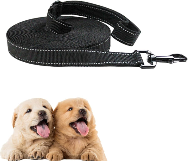 MODUS Reflective Leash for Dogs - Double-Sided Nylon Training Leash with Padded Handle, 6.6FT/15FT