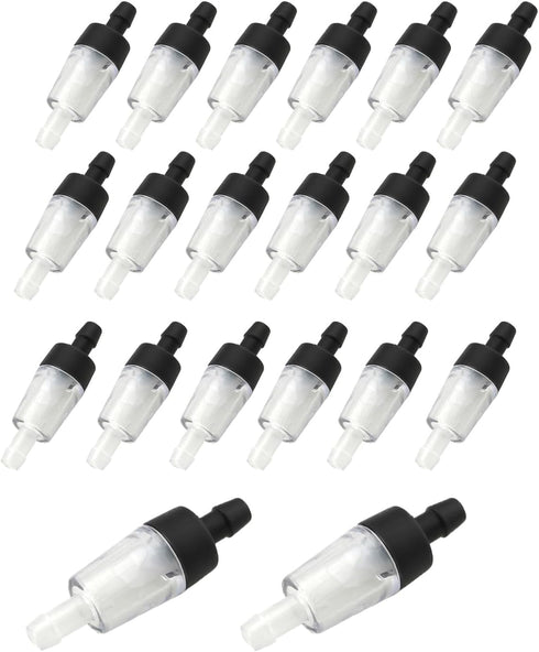 20pcs Aquarium Air Pump Check Valves, One Way Non-Return Check Valve for Fish Tank