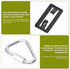 Ninja Warrior Obstacle Course Accessories, New Upgraded Buckle for 2” Width Slackline