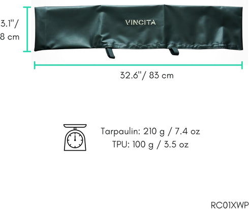 Vincita Mountain Bike Water-Resistant Handlebar Cover XL, Adjustable Strap Bike Cover for Road Bicycles