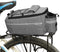 ZTZ Bike Rack Bag, Insulated Bicycle Rear Seat Cargo Bag, 8L Waterproof Storage Luggage Bag with Reflective Stripes