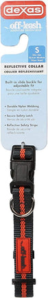 Dexas Off Leash Reflective Dog Collar, Small