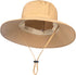 Rosoz Boonie Bucket Hat for Men Women, Wide Brim Cooling Fishing Hat - Breathable UV Protection for Beach Garden