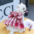Female Dog Clothes, Pink Tutu Dress for Yorkie, Harness Outfits for Medium Dogs