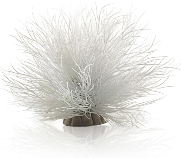 Fish Tank Decorations, Plastic Artificial Aquarium Plants Decor (White)
