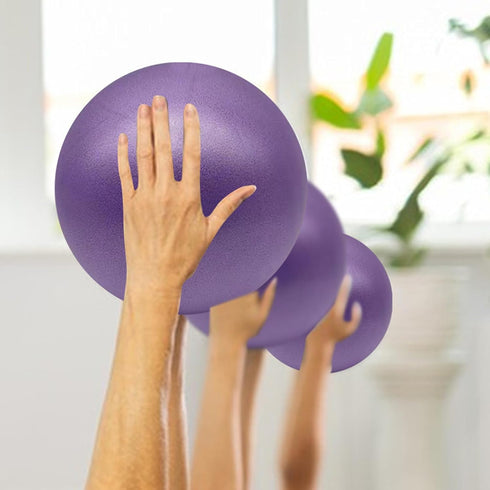 Genrico Small Yoga Ball Small Inflatable Ball, Fitness Exercise Equipment, Abdomen Thigh Buttock, Arm Relaxation Home |