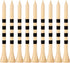 Golf Tees, 100 Pack of 3 1/4 Inch Professional Natural Bamboo Tees, Durable & Stable System