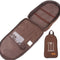 NatSumeBasics Portable Travel Bag Organizer for Camping Cooking Utensils, BBQ Kitchen Kit (1pc Brown Bag)