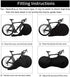Stretchy Bike Wheel Cover, High Elastic Anti-dust Washable Bicycle Protection Storage Bag for Outdoor Indoor