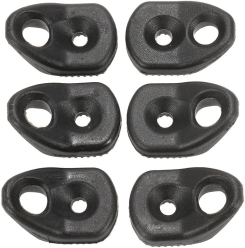 Lixada 6pcs Nylon Single Eyelet Tie Down Loop Safety Anchor Deck Fitting for Kayaking Canoeing Rafting
