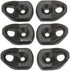 Lixada 6pcs Nylon Single Eyelet Tie Down Loop Safety Anchor Deck Fitting for Kayaking Canoeing Rafting