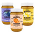 BUDDY BUDDER Bark Bistro Company, Superberry Snoot + Barkin Banana + Pumpkin Pup, 100% Natural Dog Peanut Butter,