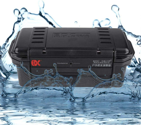 Outdoor Shockproof AntiPressure Airtight Survival Case, Waterproof Container Storage Carry Box for Fishing