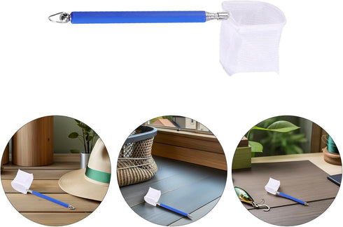 2pcs 17-52cm FRCOLOR Aquarium Net Fine Mesh with Extendable Stainless Steel Handle for Shrimp and Small Fish Fish Tank