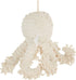 Petlou Durable Natural Nubby Plush Dog Toys with Squeaker and Crinkle Paper, Multi-Size (Natural Octopus)