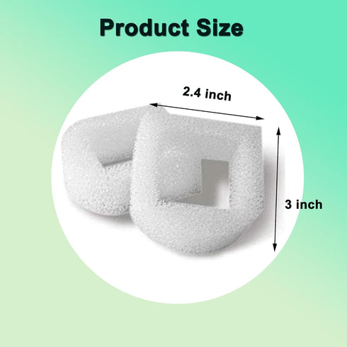 Camessy Qzbhct Foam Pre Filter for Drinkwell Stainless Steel 360, Avalon, Pagoda Pet Water Fountains (12 Pack)