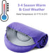 Lightweight Waterproof Sleeping Bags for Adults, Kids & Girls - Great for 3-4 Seasons Hiking & Camping