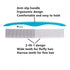 Pet Comb, Stainless Steel Teeth Comb for Dogs & Cats, Grooming Kit for Removing Knots, Mats, and Tangles, 7 1/4"