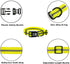 NIMBLE Dog Collar, Waterproof Anti-Odor Durable Adjustable PVC & Polyester with Reflective Cloth Stripe (Medium,