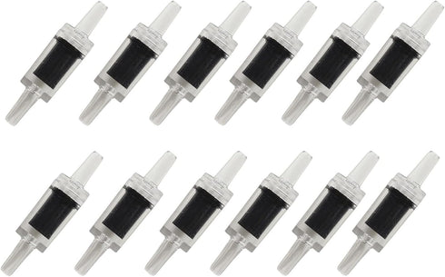 ALEGI 100 Feet 3/16 Inch Standard Aquarium Silicone Airline Tubing with Check Valves and Connectors