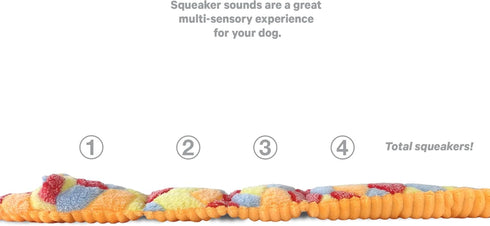 ASPCA Snake Dog Toy - Squeaky Plush Teasing Toy for Pets, 24 Inches Long, One Piece