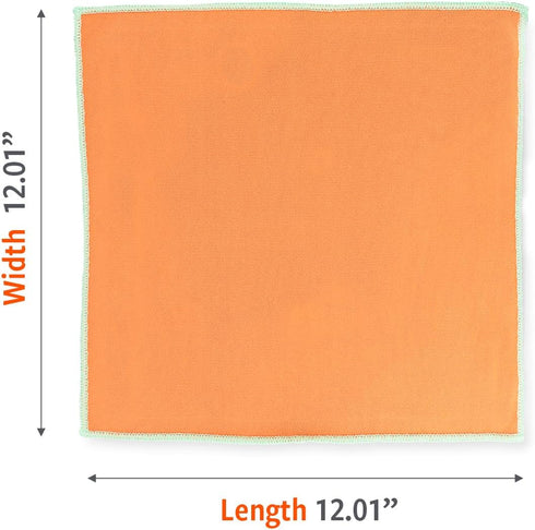 Pack Set 5 Full Circle Renew, Essential Cleaning Cloths, Ultra-Durable Recycled Microfiber, Variety for Cleaning Glass