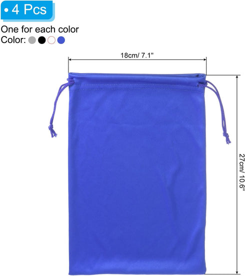 PATIKIL Ski Goggle Bag, Microfiber Snow Goggles Case Cover, Storage Sleeve Drawstring Pouch
