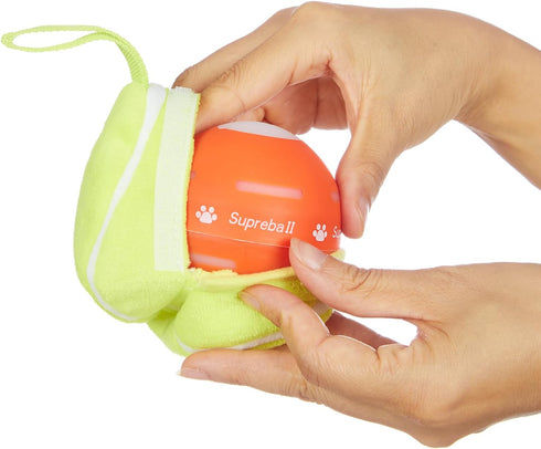 2 Pack Replacement Dog Ball Tennis Plush Cover