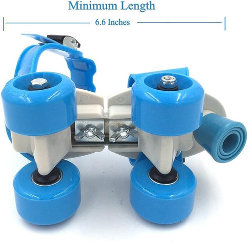 Kid's Adjustable Speed Quad Roller Skates Shoes