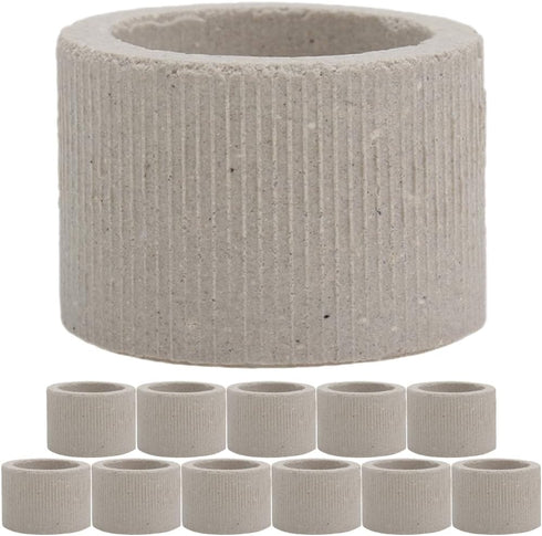 Aquarium Plants Fixed Ring, 12pcs Ceramic Weights for Floating Planting Holder, Fish Tank Decoration