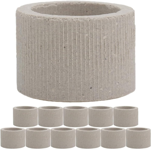 Aquarium Plants Fixed Ring, 12pcs Ceramic Weights for Floating Planting Holder, Fish Tank Decoration