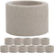 Aquarium Plants Fixed Ring, 12pcs Ceramic Weights for Floating Planting Holder, Fish Tank Decoration