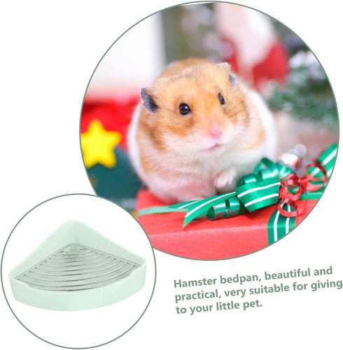 LIOOBO Triangle Rabbit Potty - Nonslip Ceramic Toilet for Small Pets