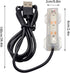 Flylin 4PCs 5V USB Aquarium Light, Small LED Lighting Lamp for Desktop Fish Tank Indoor Water Garden (Colorful)