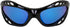 Hurricane Eyewear Category 4 Polarized Jet Ski Goggles - 2 Pairs Black Padded Frames with Smoke & Blue Mirror Lenses