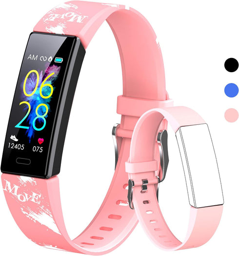 Kids Watch Fitness Tracker, Activity Tracker with Pedometers, Stopwatch, IP68 Waterproof, 11 Sport Modes for Ages 6-16
