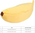 Cozy Zerodis Banana Shaped Cat Bed, Soft Warm Pet House with Semi Closed Design for Cats Dogs Kittens Puppy (XL)