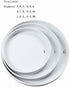 OMEM Reptile Food Bowl Water Dish - Feeding Dish for Birds, Large, White