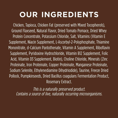 Instinct Ultimate Protein Grain Free Cage Free Chicken Recipe Natural Dry Cat Food, 4 lb Bag