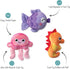 Fringe Studio Plush Dog Toy Set, IT’S A WATERFUL Life, 3 Piece Set, for Small Dogs (662009), Multicolor
