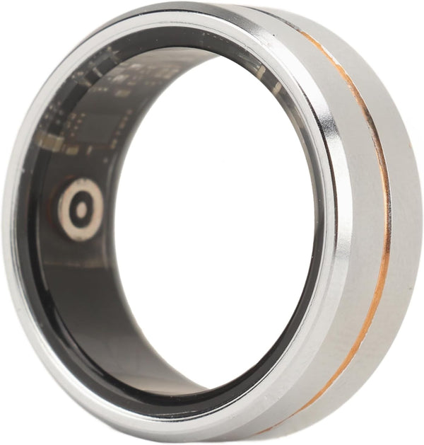 Smart Ring Health Monitor, Fitness Pedometer Sleep Data Tracker, IP68 Waterproof Smart Health Ring for Men Women,