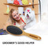 Dog Brush Cat Brush - Vokiuler Double Sided Bristle and Pin Pet Brush for Grooming Long Short Hair, 2 Pack