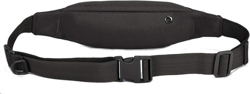 Protector Plus Tactical Running Waist Pack - Military Fitness Fanny Bag Sling Hip Bumbag, Black, Size S
