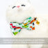 Cute Green Dinosaur Cat Bow Tie Collar, Breakaway with Bell, Safety Plastic Buckle for Cats