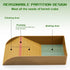 Hermit Crab Water Tank with Climbing Ramp, Large Reptile Climbing Toy, Tortoise Habitat Accessories for Small Medium